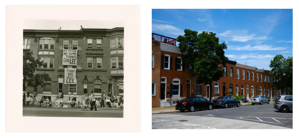 South Linwood Av then and now