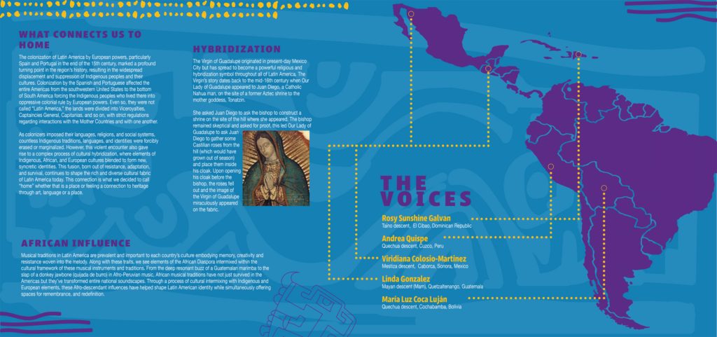Pamphlet with QR code to website, page two